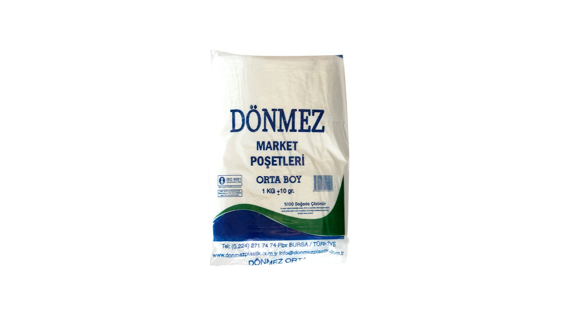 Dönmez Market Poşeti – Büyük (beyaz)